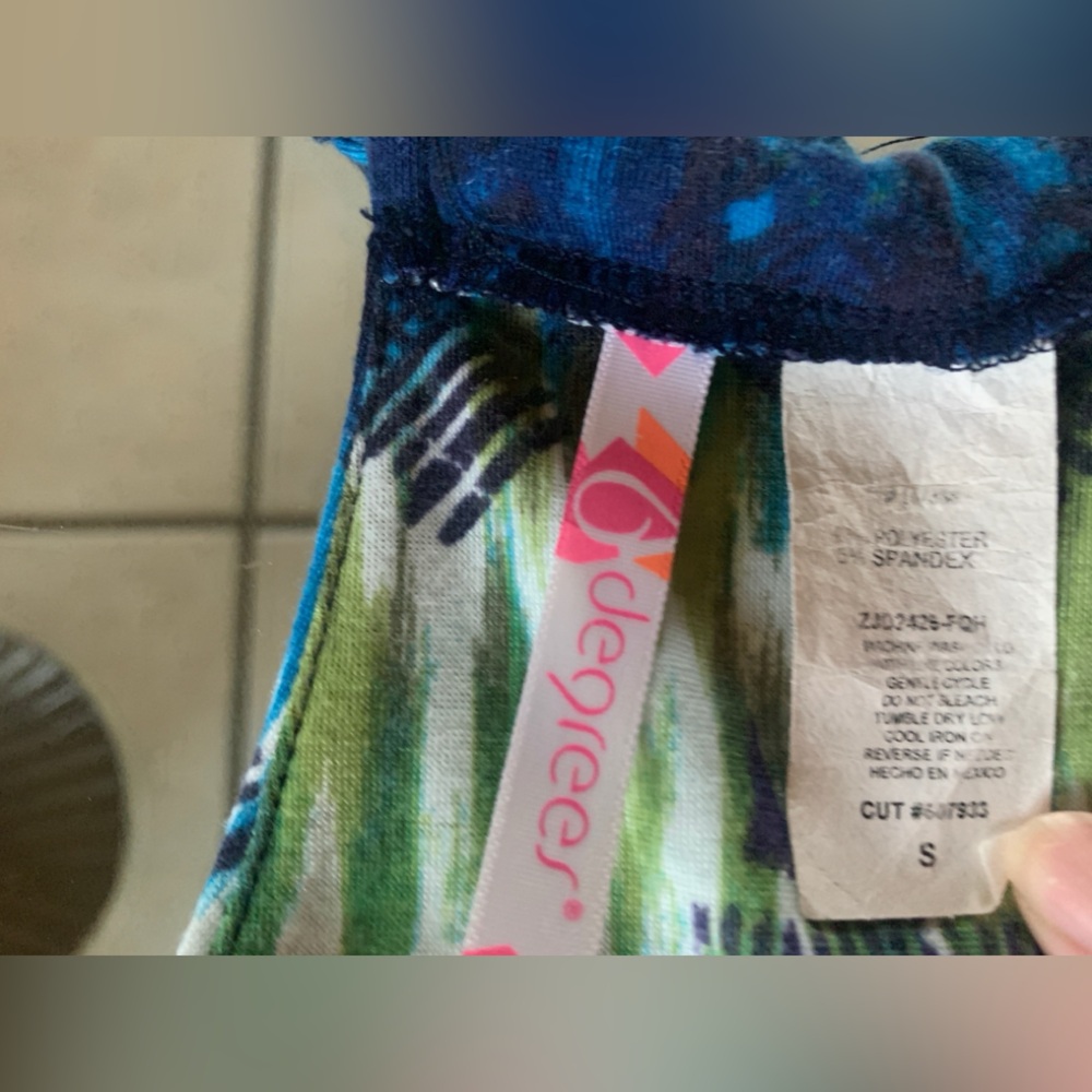 6 Degrees Blue & Green Maxi Dress - Picture 7 of 7